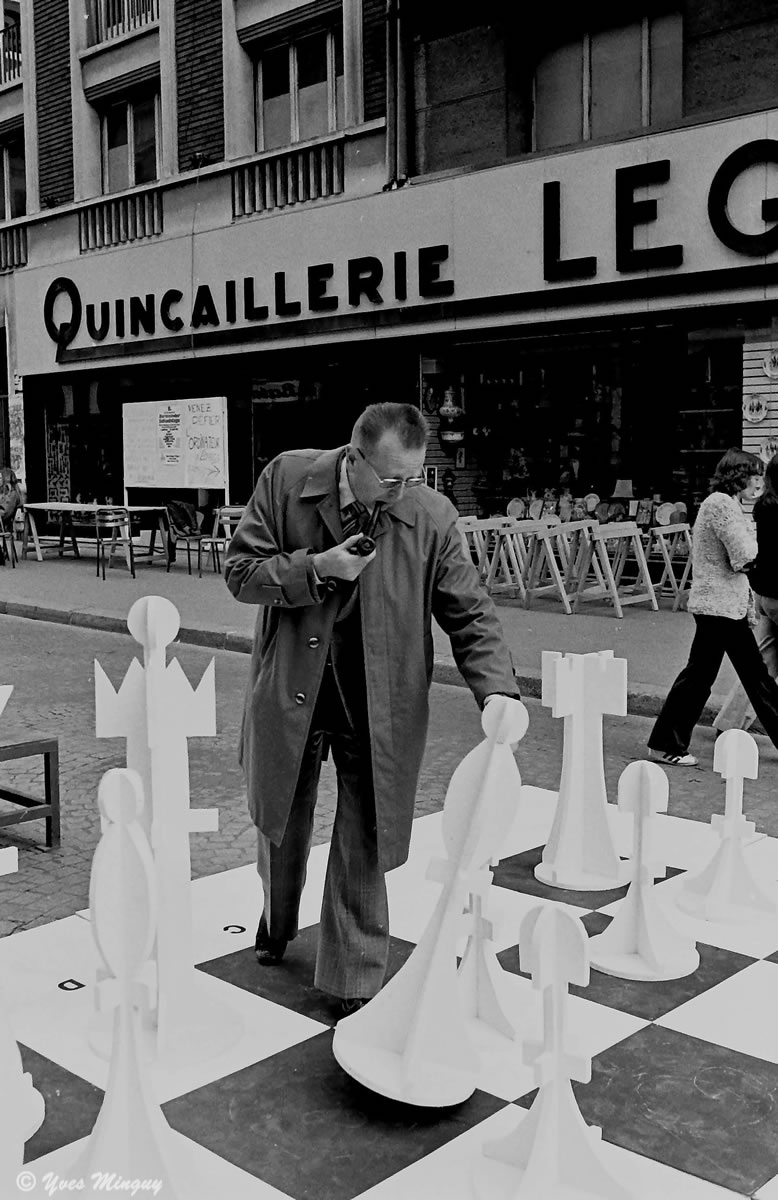 Photos de rue : les échecs Amiens années 80