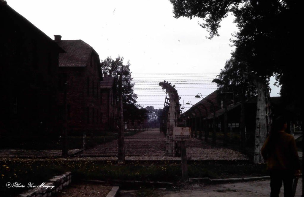 Visite du camp d'Auschwitz 1970
