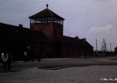 Visite du camp d'Auschwitz 1970