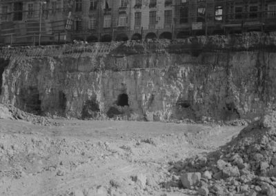 Travaux de création du parking souterrain Grand-Place Arras