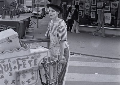 Un clown dans la ville Amiens années 80