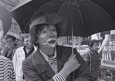 Un clown dans la ville Amiens années 80