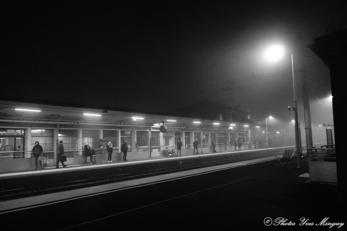 Gare de Libercourt matin de Décembre 2020